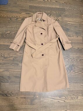 Etienne Aigner Tan Trench Coat